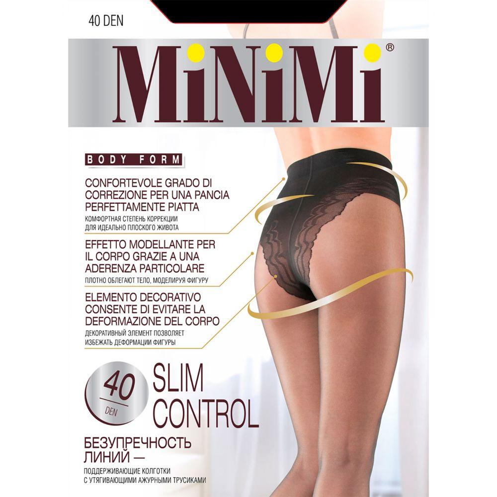 Колготки MiNiMi Slim Control 40 den nero 4-L