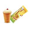Мороженое стаканчик вафельный Поспел банановое с киви и клубникой 12%, 70 гр., флоу-пак