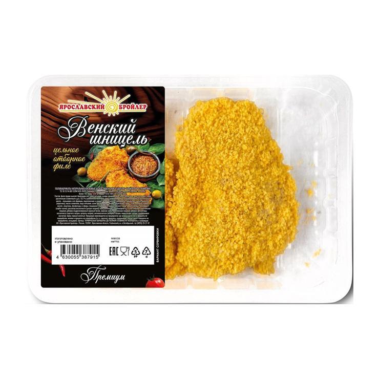 Шницель Ярославский бройлер венский охлажденный 270 гр., лоток