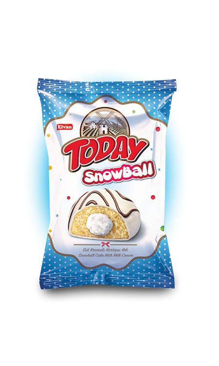 Кексы молоко Today Snowball 50 гр., флоу-пак