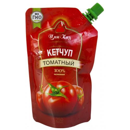 Кетчуп Цин-Каз томатный, 250 гр., дой-пак