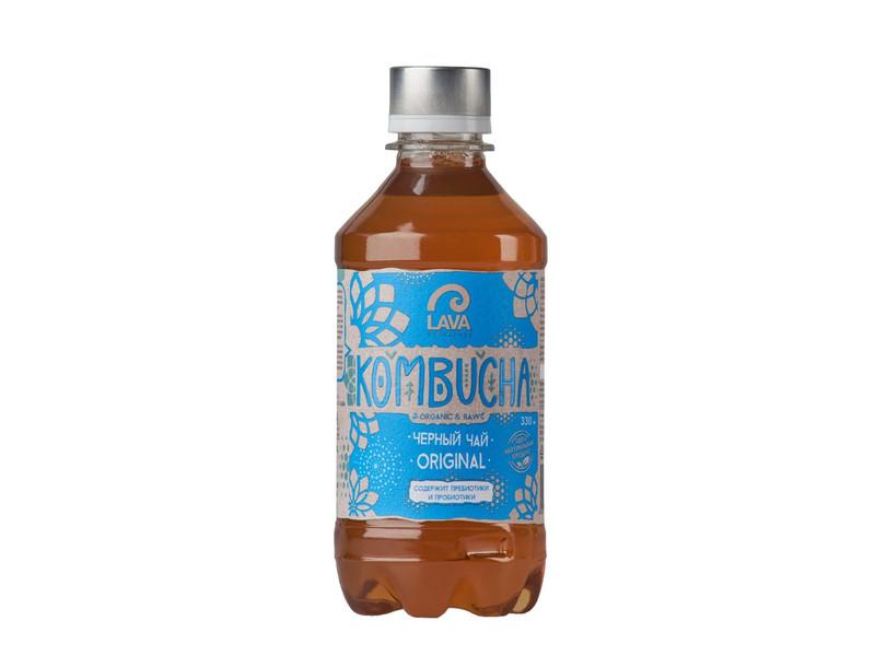 Холодный чай Lava Superfood Kombucha Original, 330 мл., ПЭТ