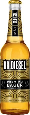 Пиво Doctor Diesel премиум лагер, 450 мл., стекло