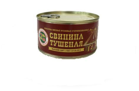 Свинина тушеная ГОСТ, Череповецкий МК, 325 гр., ж/б