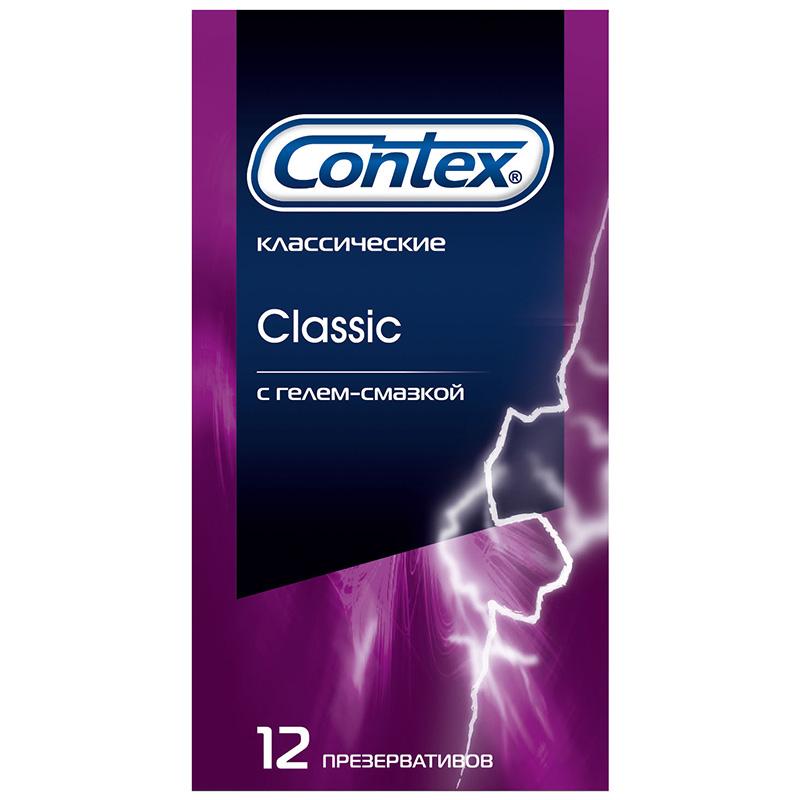 Презервативы Contex Classic с гелем-смазкой 12 шт., картон