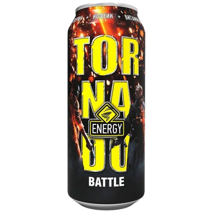 Напиток энергетический Tornado Energy Battle 500 мл., ж/б