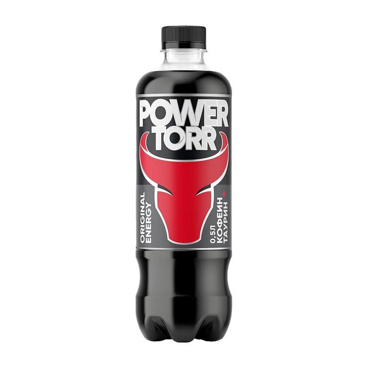 Напиток тонизирующий Power Torr Black классический газированный 500 мл., ПЭТ