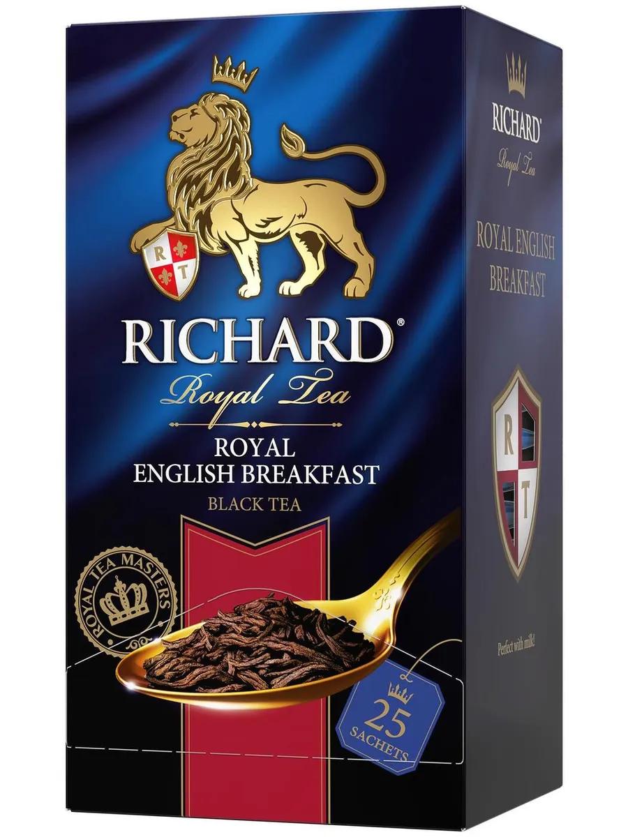 Richard Royal English Breakfast в конверте 1\25*2 гр.(12) (144)
