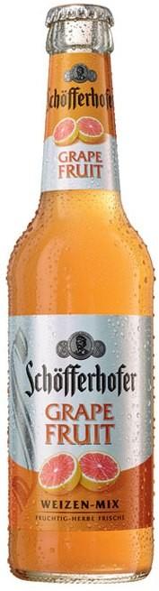 Пивной напиток нефильтрованный Schofferhofer Grapefruit, 330 мл., стекло