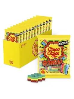 Мармелад Chupa Chups Кислые фансы, 70 гр., флоу-пак