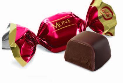 Конфеты Konti вкус черный трюфель Mone,  1 кг., флоу-пак