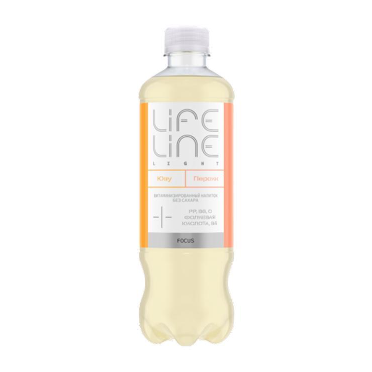 Напиток витаминизированный Lifeline персик и юзу 500 мл., ПЭТ