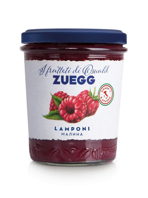 Конфитюр малина экстра Zuegg, 320 гр., стекло