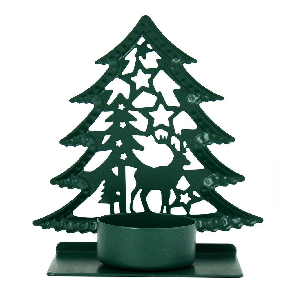 Подсвечник Мультидом зимний образ 10х5,5х10,5 см., пакет