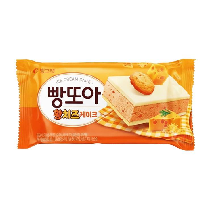 Мороженое пломбир Lotte сэндвич pantao чизкейк 180 гр., флоу-пак