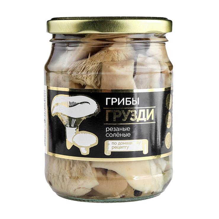 Груздь Грибной Алтай боровой резаный маринованный 250 гр., стекло