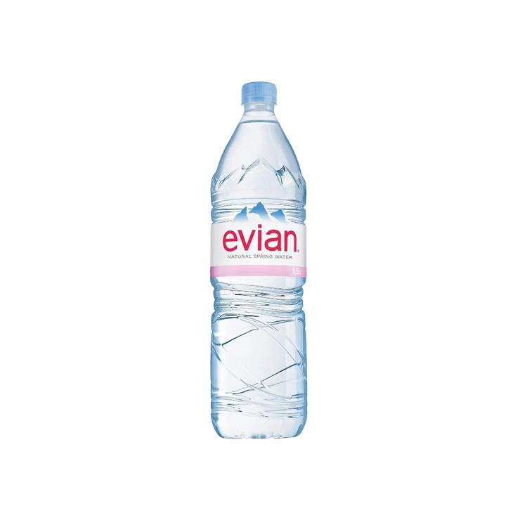 Вода негазированная Evian минеральная природная 1,5 л., ПЭТ