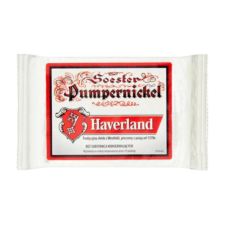 Хлеб Haverland Pumpernickel Вестфальский из ржаной муки грубого помола 250 гр., флоу-пак