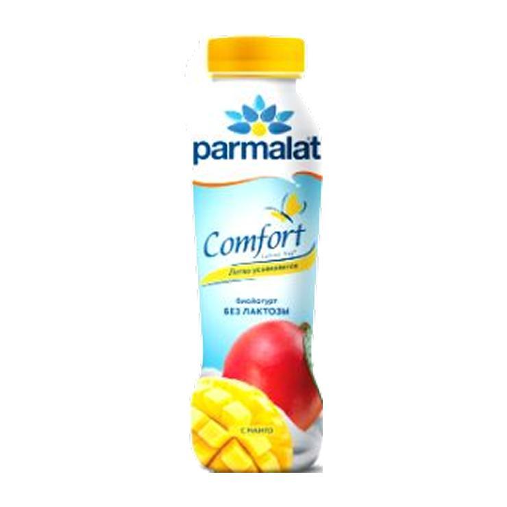 Биойогурт Parmalat Comfort манго 1,5% 290 гр., ПЭТ