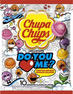 Карамель Chupa Chups Do You Love Me,Chupa Chups, 90 гр, флоу-пак
