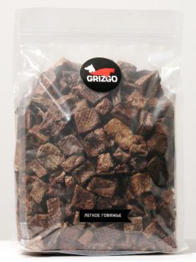 Легкое говяжье мелкое кубик, Grizgo, 400 гр., пластиковый пакет