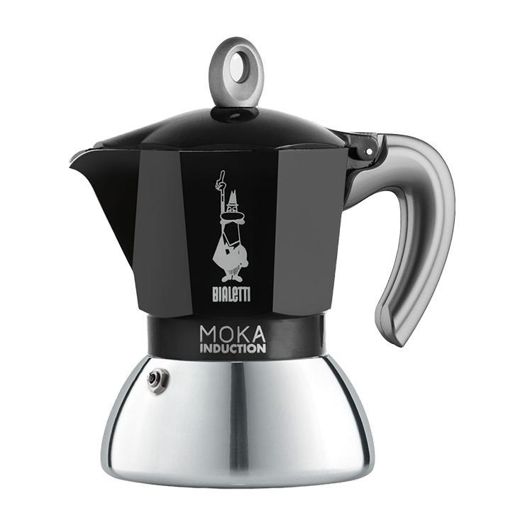 Кофеварка гейзер Bialetti Moka Induction черная 6 порций, картон