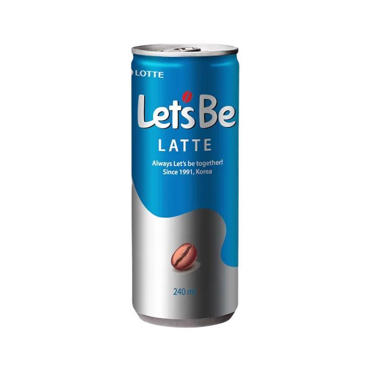 Напиток кофейный Lotte Lets Be латте 235 мл., ж/б