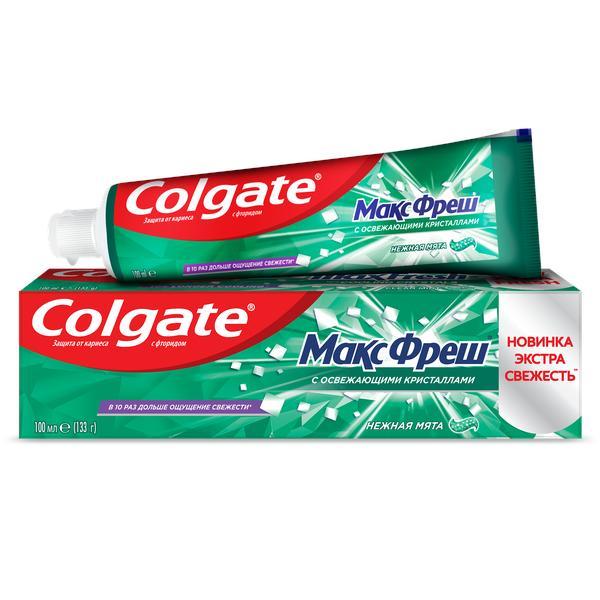 Зубная паста Colgate MaxFresh Нежная мята 100 мл., картон