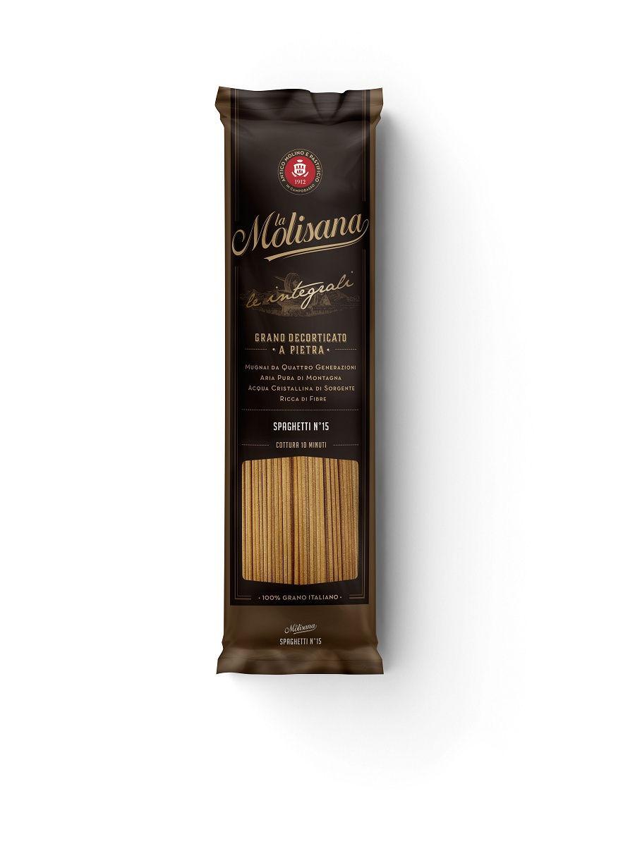 Макаронные изделия La Molisana №15 Цельнозерновые спагетти , 500 гр., флоу-пак