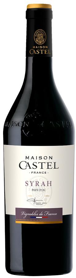 Вино Maison Castel Сира Пэи д’Ок красное полусухое 13% Франция 750 мл., стекло