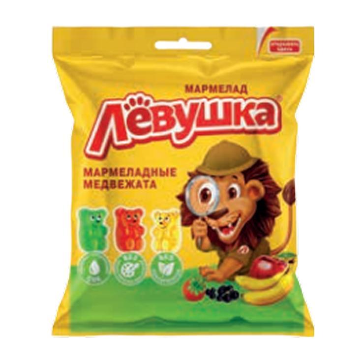 Мармелад Славянка Лёвушка медвежата 70 гр., флоу-пак