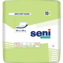 Пеленки гигиенические 90х60 см., 10 шт., Seni Soft Basic, пластиковый пакет