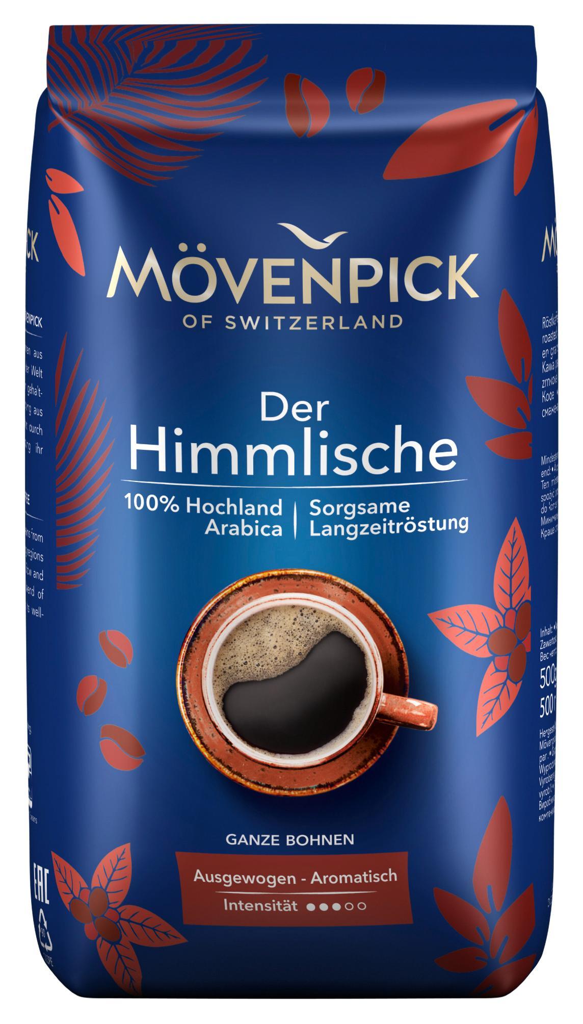 Кофе зерновой, Himmlische, Movenpick, 1 кг., флоу-пак