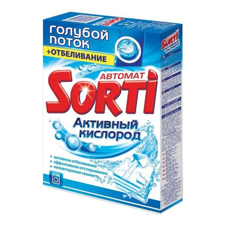 Стиральный порошок Sorti Активный кислород автомат 350 гр., картон