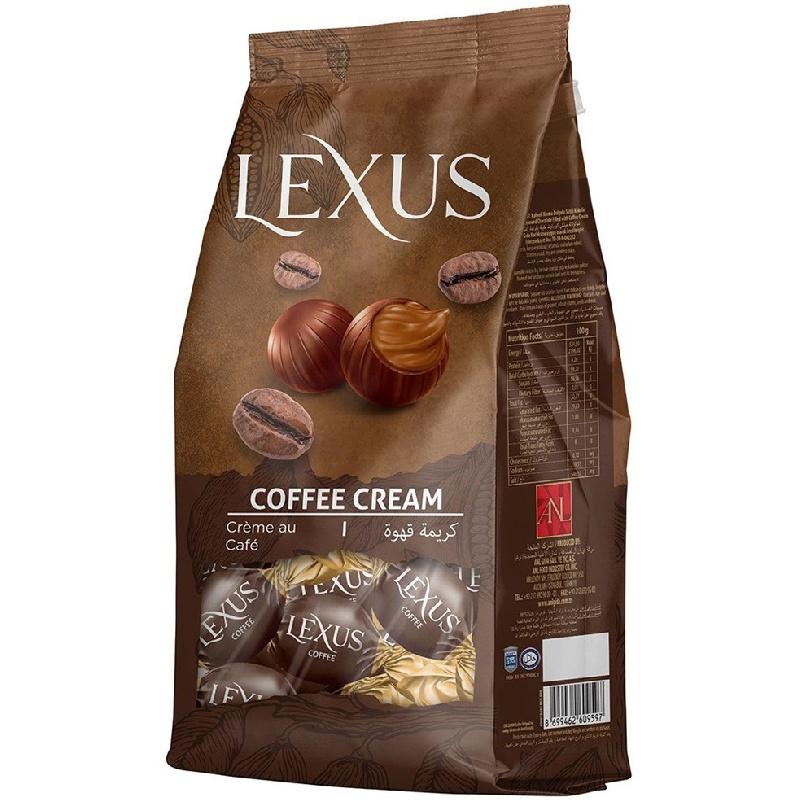 Конфеты LEXUS Coffee из молочного шоколада с кофейным кремом 1 кг., флоу-пак