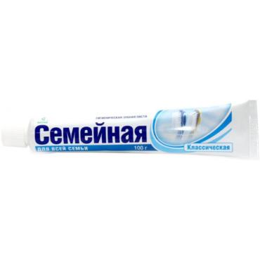 Зубная паста Весна Семейная, 100 гр., пластиковая туба