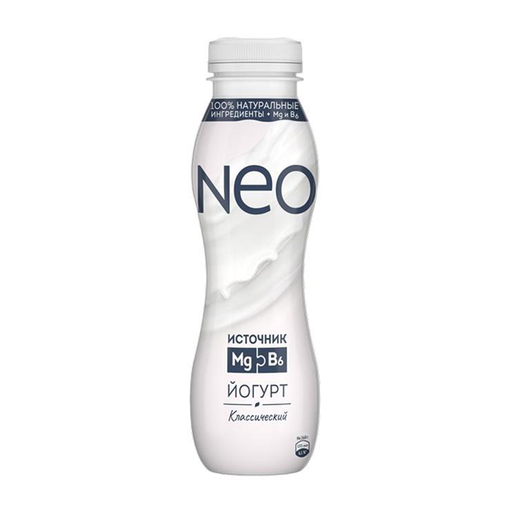 Йогурт питьевой Neo Классический 1,8% 260 гр., ПЭТ