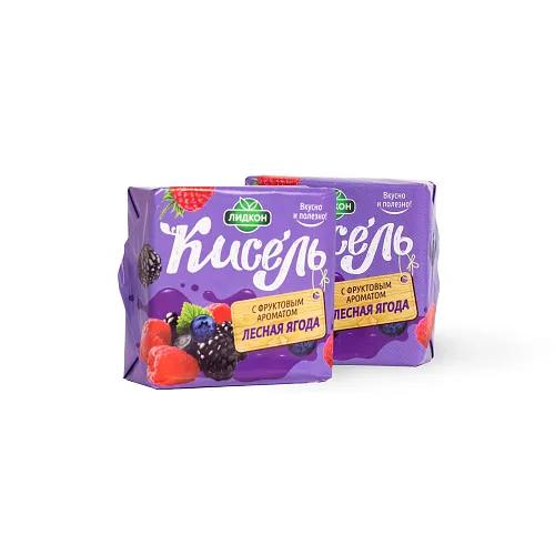 Кисель Лидкон Лесная ягода с фруктовым ароматом 220 гр., обертка