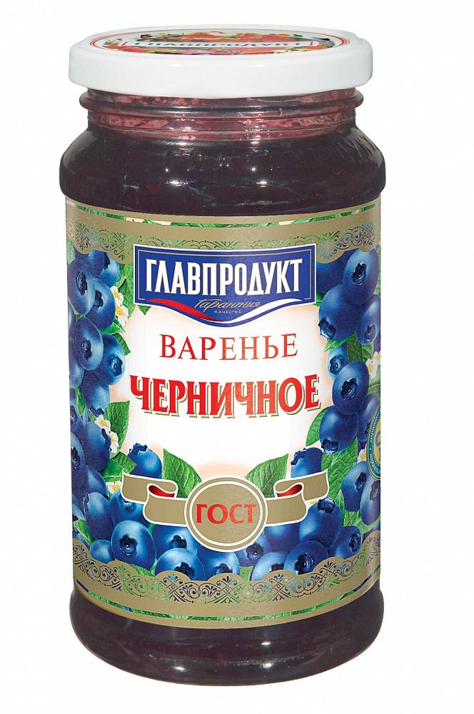 Варенье Главпродукт Черничное 550 гр., стекло