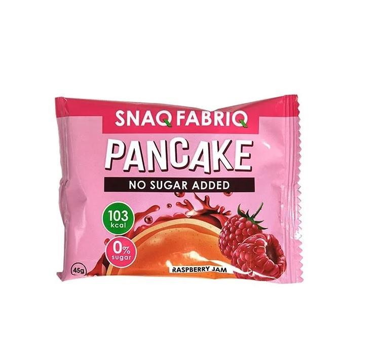 Панкейк неглазированный Snaq Fabriq  Малиновый джем , 45 гр., флоу-пак