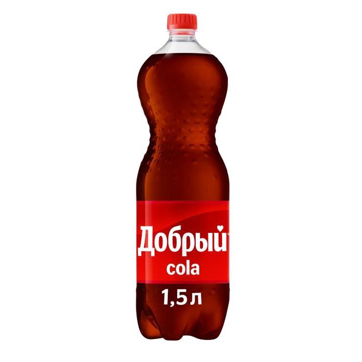 Напиток газированный Добрый Кола 1,5 л., ПЭТ