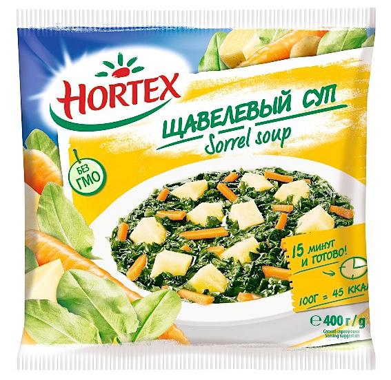 Смесь овощная Hortex Суп щавелевый 400 гр., флоу-пак