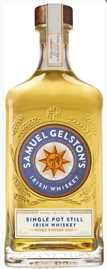 Виски ирландский купажированный Самуэль Гелстонз Пот Стил  40% Великобритания 700 мл., стекло