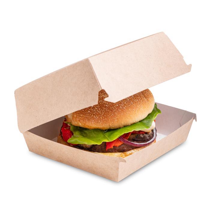 Упаковка для бургеров OSQ Burger L 120 х 120 х 70 мм., картон