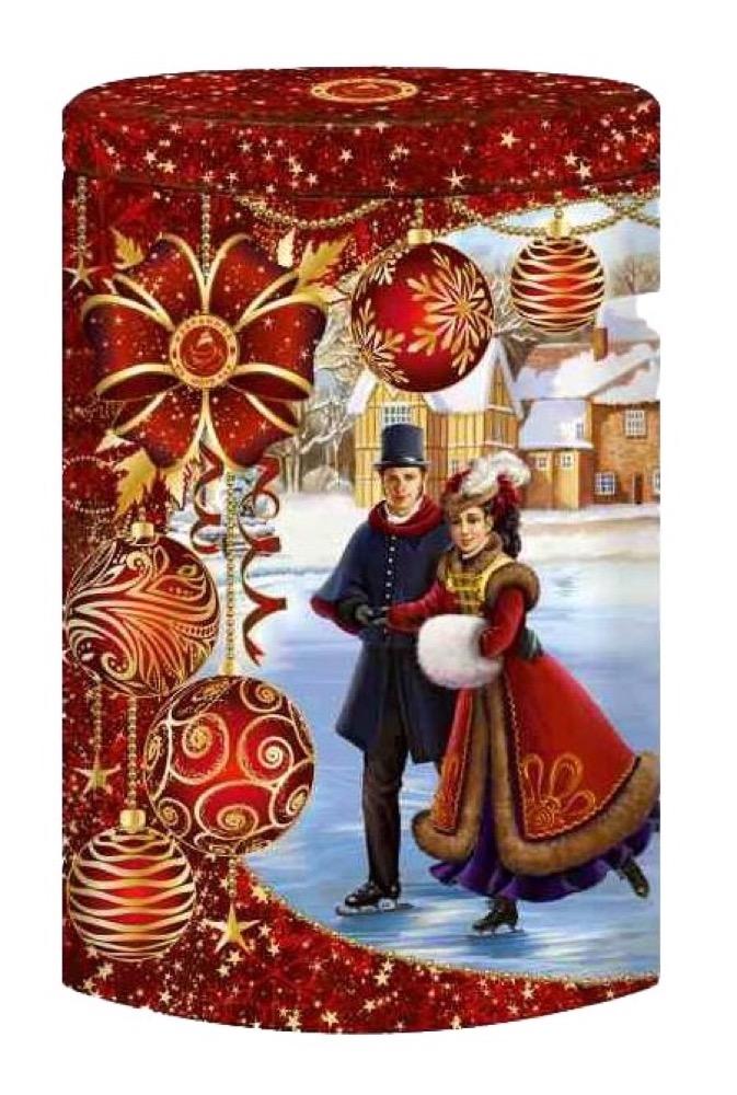 Чай Избранное из моря чая На катке, Новый год черный, 50 гр., ж/б