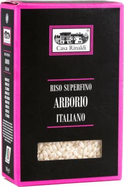 Рис среднезёрный Casa Rinaldi Арборио, 1 кг., картон