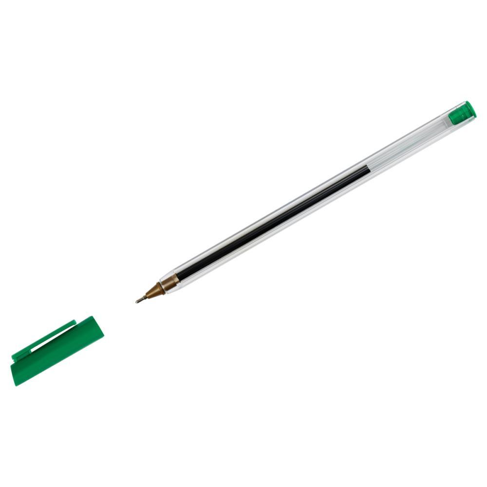 Ручка шариковая Стамм 800 0,7 мм зеленая, картон