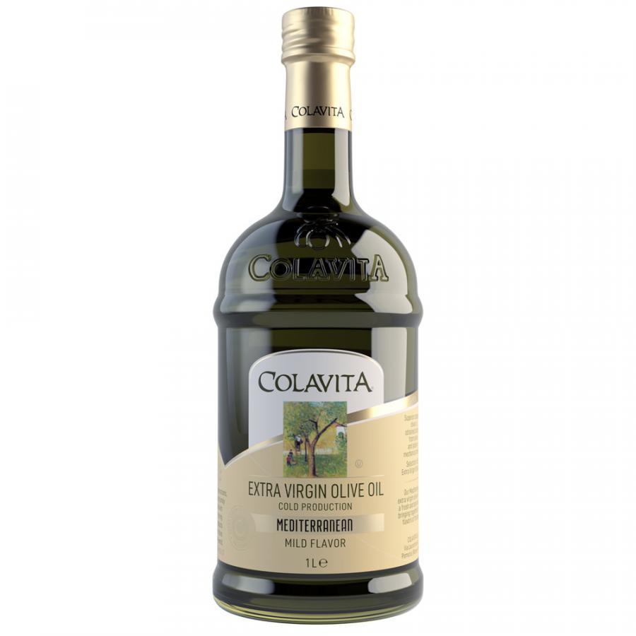 Масло оливковое Colavita E.V. Mediterranean нерафинированное высшего качества, 1 л., стекло