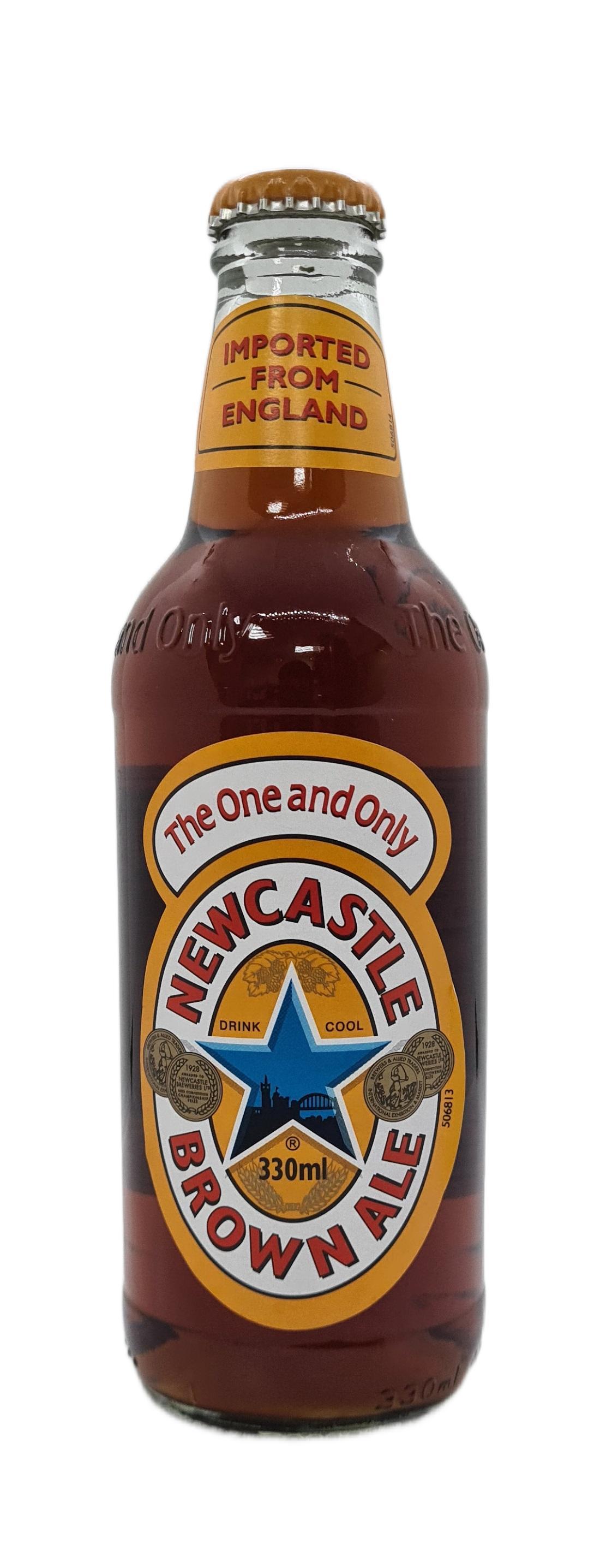 Пиво Newcastle Brown Ale тёмное алк 4.7%, 330 мл., стекло