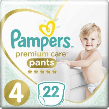 Трусики Pampers Pants Premium Care 9-14 кг (размер 4) 22 шт